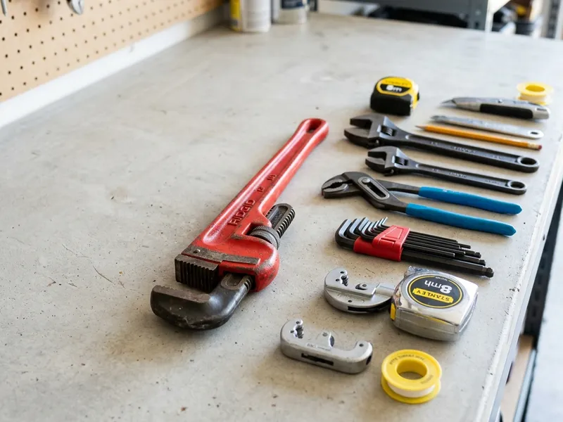 Professional plumbers in Wood Heights, MO equipped with top-tier tools for residential and commercial plumbing services.
